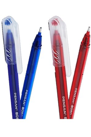 Büro Tükenmez 1mm 2270 Mavi + Kırmızı 20'li Paket