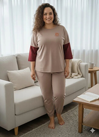 KADIN BEJ EŞOFMAN TAKIMI