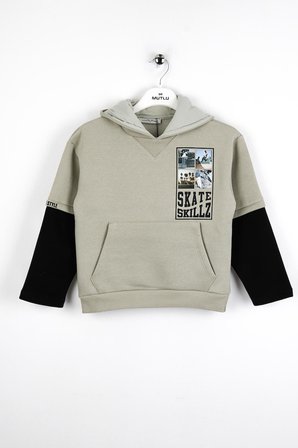ERKEK KOL GARNİLİ SWEAT