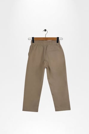 Keten Beli Lastikli Rahat Kalıp Erkek Çocuk Pantolon