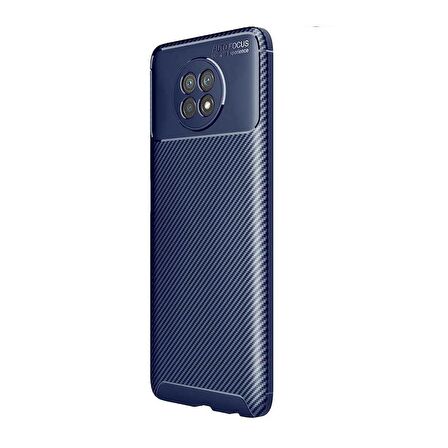 Smcase Xiaomi Mi10T Lite Kılıf Negro Karbon Dokulu Silikon  Nano Ekran Koruyucu