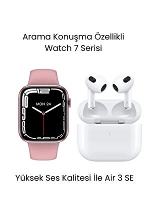 Watch 7 Serisi Akıllı Saat ve Air 3 SE Bluetooth Kulaklık