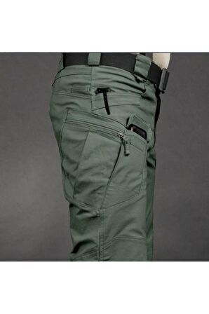 Erkek Tactical Pantolon Haki Yeşil