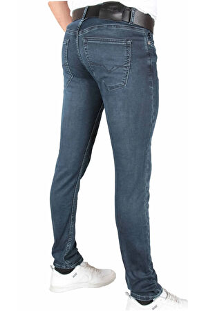 Erkek Örme Likralı Kot Pantolon 1258h