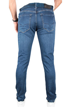 Erkek Likralı Dar Paça Örme Kot Pantolon