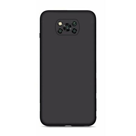 Smcase Xiaomi Poco X3 NFC Kılıf Mat Kamera Korumalı Silikon