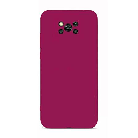 Smcase Xiaomi Poco X3 NFC Kılıf Mat Kamera Korumalı Silikon