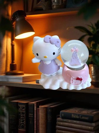 Hayal Gücünü Harekete Geçiren Kar Küreleri ve Unicorn Kalemlik ,Kuromi, Tom ve Hello Kitty Figürlü 4'lü Kar Küresi Seti Tek Bir Pakette