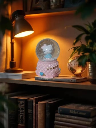 Kuromi, Tom ve Hello Kitty Figürlü 4'lü Kar Küresi Seti – Sevimli Hediyelik(dilediğiniz notu hediye paketi üzerine yazılı şeklinde gönderim yapılmaktadır)