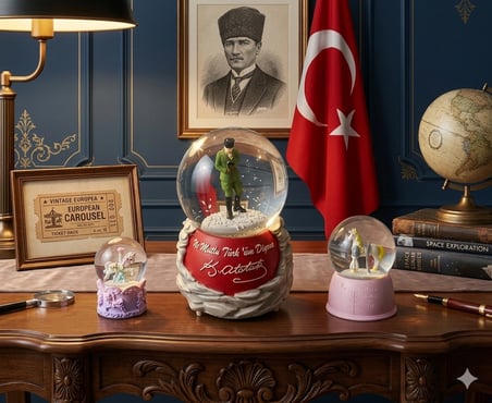 Zamanı Durduran Sihir: Kocatepe'den Masallar Diyarına En Özel üçlü Kar Küreleri