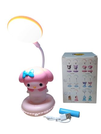 Dünyanın En Şirin Üçlüsü Bir Arada! (Flamingo  figürlü Kar Küresi + Balerinli Takı Kutusu + My Melody LED Lamba)