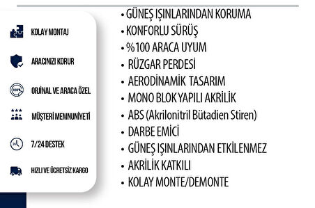 MERCEDES SPRINTER 3 W906 2014 - 2018 CAPPAFE PARLAK ARKA TAMPON