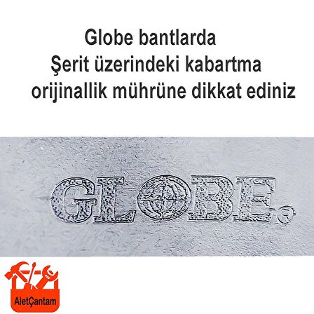 Globe Elektrik Bandı İzole Bant  1 Adet- Beyaz