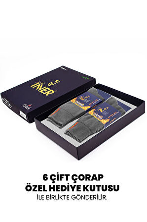 Just Inner Erkek Termal Çorap 6'lı (Bambu)