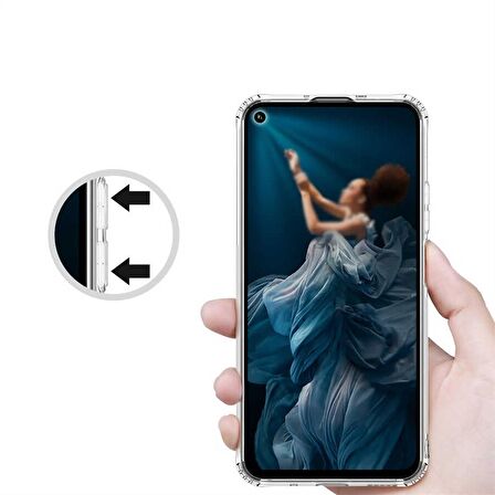 Smcase Honor 20 Kılıf Darbe Korumalı Sert Hibrit Silikon