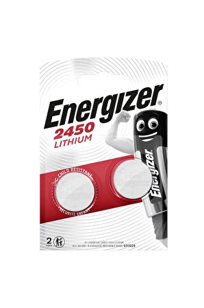 Energizer CR2450 3V 2'li Blister Lityum Para Pil