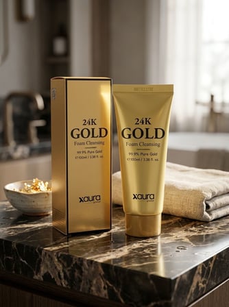 XAura 24K Gold Foam Cleansing Gold Edition Arındırıcı Yüz Temizleme Köpüğü 100 ml