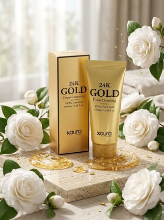 XAura 24K Gold Foam Cleansing Gold Edition Arındırıcı Yüz Temizleme Köpüğü 100 ml