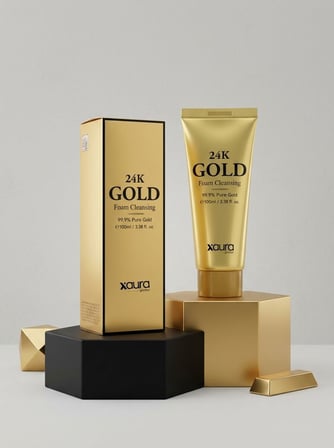 XAura 24K Gold Foam Cleansing Gold Edition Arındırıcı Yüz Temizleme Köpüğü 100 ml