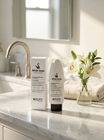 XAura White Swan Tone-Up Ton Eşitleyici Aydınlatıcı Yüz & Vücut Kremi 150 ml