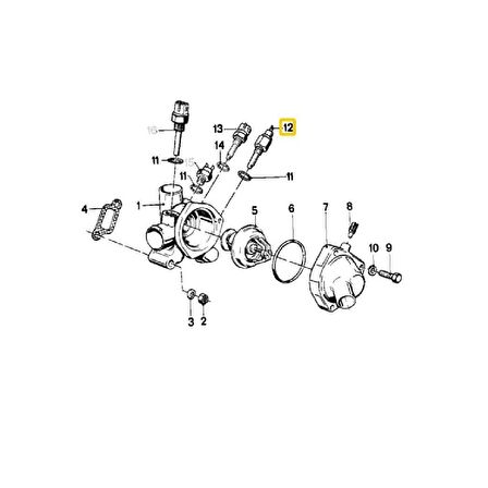 BMW M10-20-40-42-43-50-51 MOTOR HELLA HARARET MÜŞÜRÜ 12621710512