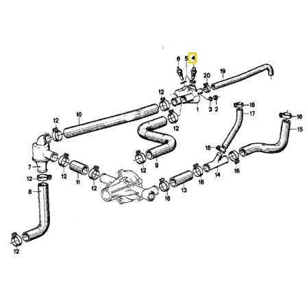 BMW M10-20-40-42-43-50-51 MOTOR HELLA HARARET MÜŞÜRÜ 12621710512