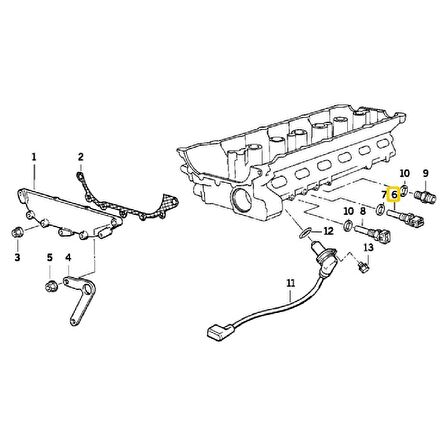 BMW M10-20-40-42-43-50-51 MOTOR HELLA HARARET MÜŞÜRÜ 12621710512