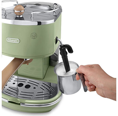 Delonghi Icona Vintage Manuel / Barista Tipi Espresso Makinesi ECOV 311.GR