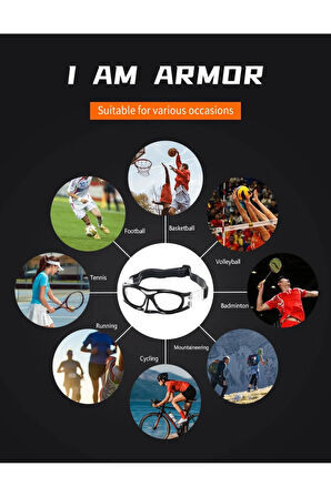 Numaralı Olabilen Sporcu Gözlüğü Mikro Fiber Temizlik Bezi ve Gözlük Temizleme Spreyi Hediyesiyle