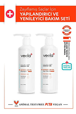 Zayıflamış Saçlar İçin Yapılandırıcı ve Yenileyici Bakım Seti