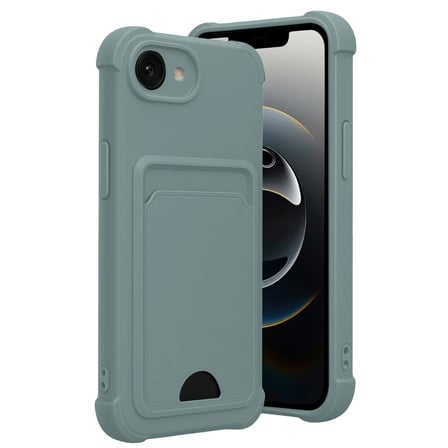 Apple iPhone 16E Kelvin Kartvizitli Silikon - Açık Yeşil