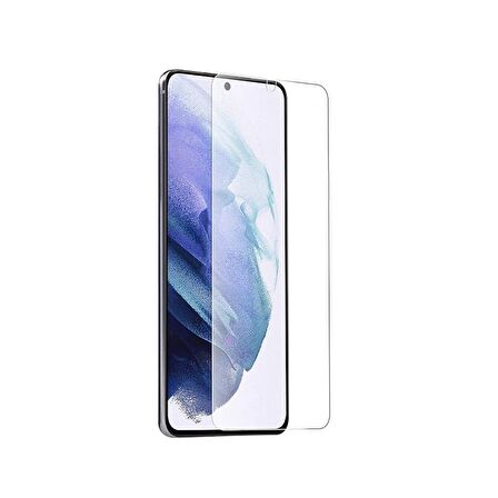Smcase Samsung Galaxy S21 5G Kılıf Deri Dokulu Niss Silikon  Nano Ekran Koruyucu  Kamera Koruyucu