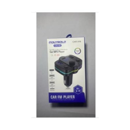 Araç Şarj X16 Polygold Hızlı Şarj 12 24 W 5 V 3. ,1A Araç Şarj Şarz Kiti Çakmaklık Transmitter