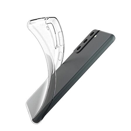 Smcase Samsung Galaxy S21 5G Kılıf Lüks Korumalı Silikon  Tam Kapatan Ekran Koruyucu