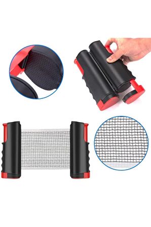 Teleskopik Taşınabilir Ping Pong Masa Tenisi Filesi-