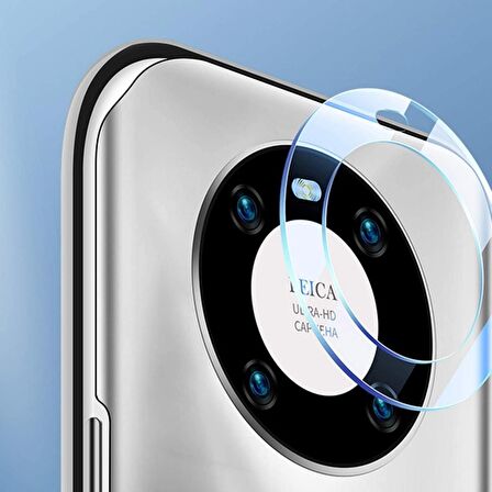 Smcase Huawei Mate 40 Pro Kılıf Karbon Dokulu Negro Silikon  Tam Kapatan Ekran Koruyucu  Kamera Koruyucu