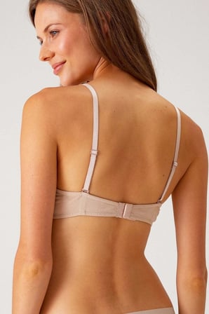 Pierre Cardin Paris Cotton Balenli Desteksiz Sütyen Ten 6400