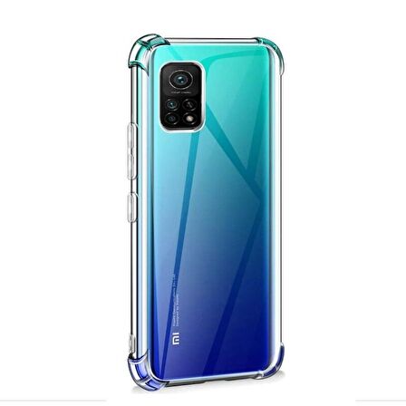 Smcase Xiaomi Mi10T Pro Kılıf Darbe Korumalı Silikon  Nano Ekran Koruyucu