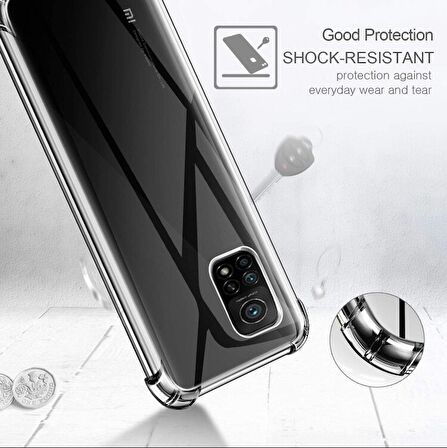 Smcase Xiaomi Mi10T Pro Kılıf Darbe Korumalı Silikon  Nano Ekran Koruyucu