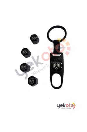 Dodge Metal Anahtarlık Ve Sibop Kapak Seti 1.kalite