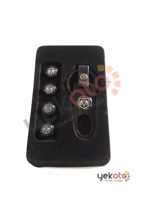 Dodge Metal Anahtarlık Ve Sibop Kapak Seti 1.kalite