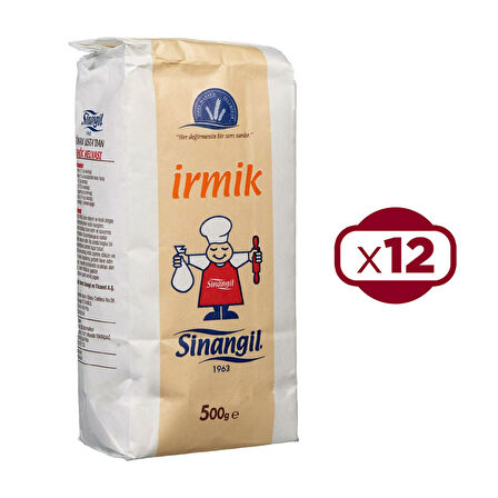Sinangil İrmik 500 gr x 12 Adet