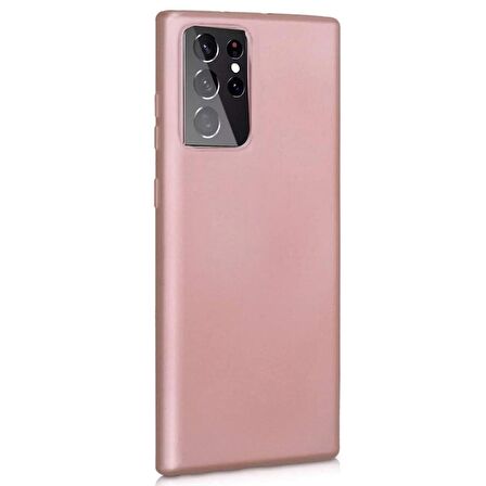 Smcase Samsung Galaxy S21 Ultra 5G Kılıf Lüks Premier Silikon 