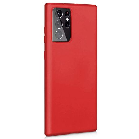 Smcase Samsung Galaxy S21 Ultra 5G Kılıf Lüks Premier Silikon 