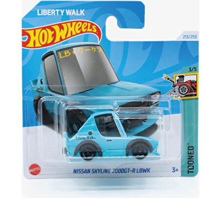 Hot Wheels  Tekli Regular Arabalar HRY85 Tooned / Nissan Skyline 2000 Gt-R Lbwk