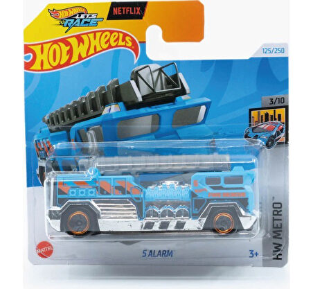 Hot Wheels Arabalar HTD45 Hw Metro / 5 Alarm (Mavi)