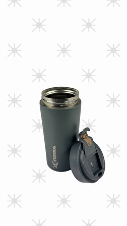STARMUG Sızdırmaz Kapaklı Paslanmaz Çelik Termos Bardak 380 ml