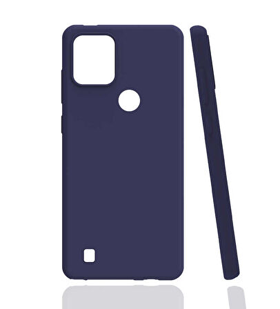 Gpack Realme C21Y Kılıf Mat Korumalı Soft Premier Silikon  Nano Glass