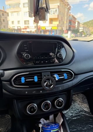 Fiat Egea 2015 ve sonrası Araç Içi Premium Telefon Tutucu - Araba Telefon Tutacağı Havalandırma Için