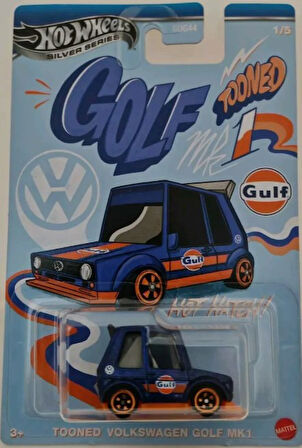 Hot Wheels 2025 Silver Series GULF TOONED VOLKSWAGEN GOLF MK1 